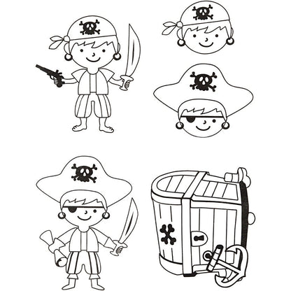 36 x Assorted Designs Pirates Unicorn Motives Shrink Plastic Sheets Childs Crafts - Home - Crafts
