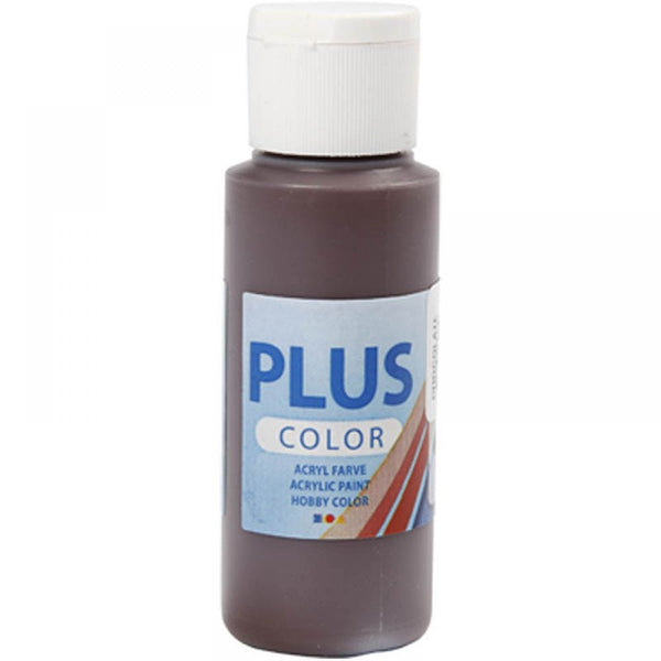 Plus Colour Craft Paints 60ml Bottles | Choose Colour | Water-Based Full-Coverage Craft Paint