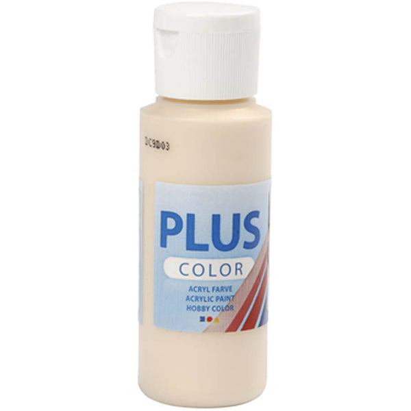 Plus Colour Craft Paints 60ml Bottles | Choose Colour | Water-Based Full-Coverage Craft Paint