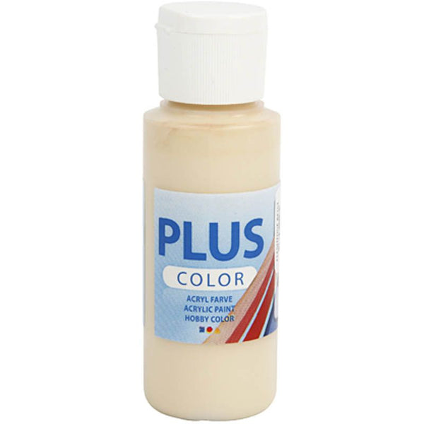 Plus Colour Craft Paints 60ml Bottles | Choose Colour | Water-Based Full-Coverage Craft Paint