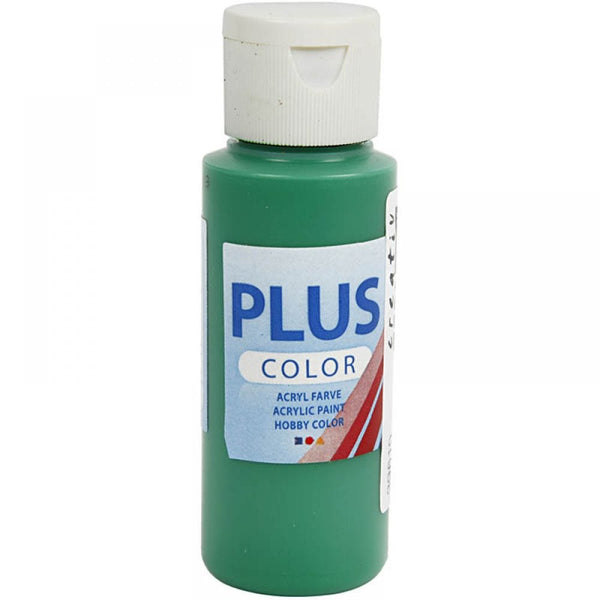 Plus Colour Craft Paints 60ml Bottles | Choose Colour | Water-Based Full-Coverage Craft Paint