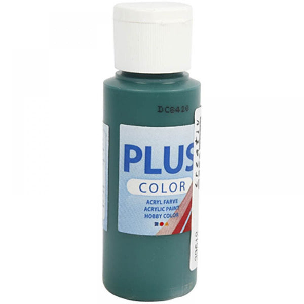 Plus Colour Craft Paints 60ml Bottles | Choose Colour | Water-Based Full-Coverage Craft Paint