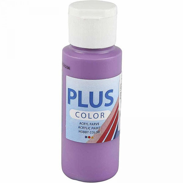 Plus Colour Craft Paints 60ml Bottles | Choose Colour | Water-Based Full-Coverage Craft Paint