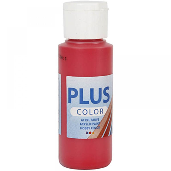 Plus Colour Craft Paints 60ml Bottles | Choose Colour | Water-Based Full-Coverage Craft Paint