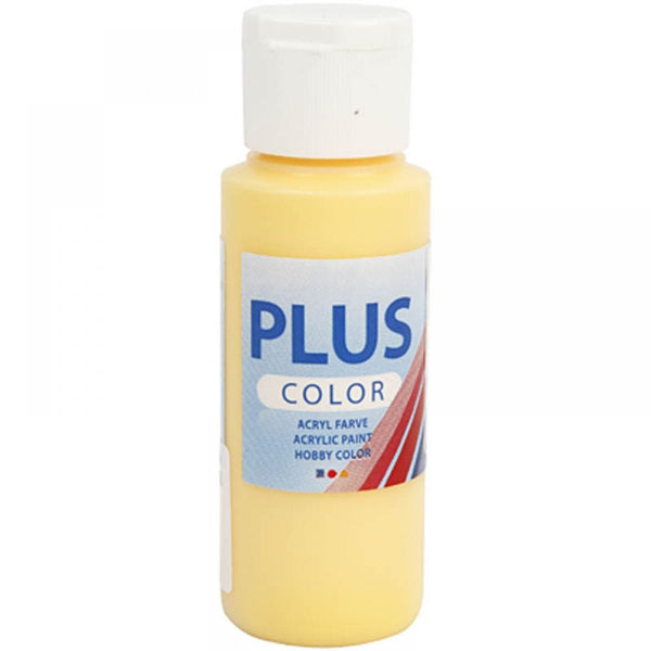 Plus Colour Craft Paints 60ml Bottles | Choose Colour | Water-Based Full-Coverage Craft Paint