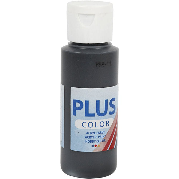 Plus Colour Craft Paints 60ml Bottles | Choose Colour | Water-Based Full-Coverage Craft Paint