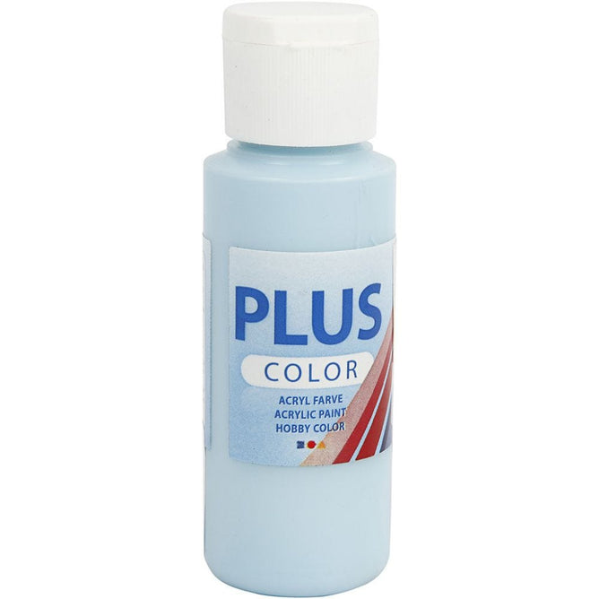 Plus Colour Craft Paints 60ml Bottles | Choose Colour | Water-Based Full-Coverage Craft Paint