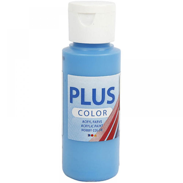 Plus Colour Craft Paints 60ml Bottles | Choose Colour | Water-Based Full-Coverage Craft Paint