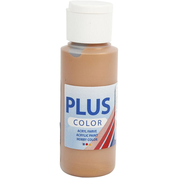 Plus Colour Craft Paints 60ml Bottles | Choose Colour | Water-Based Full-Coverage Craft Paint