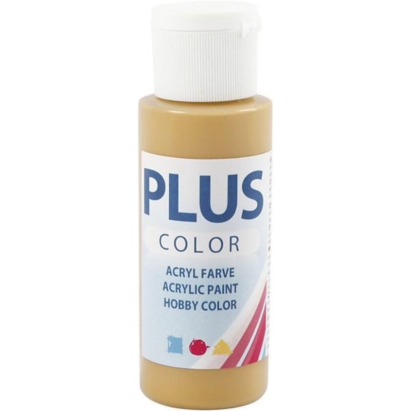 Plus Colour Craft Paints 60ml Bottles | Choose Colour | Water-Based Full-Coverage Craft Paint