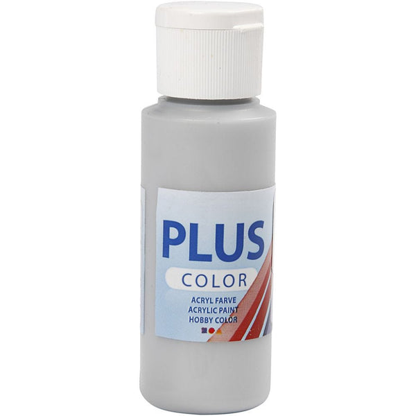 Plus Colour Craft Paints 60ml Bottles | Choose Colour | Water-Based Full-Coverage Craft Paint