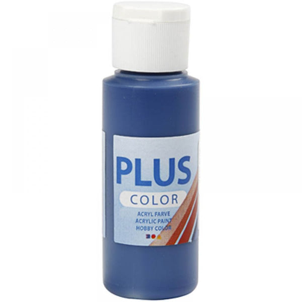 Plus Colour Craft Paints 60ml Bottles | Choose Colour | Water-Based Full-Coverage Craft Paint