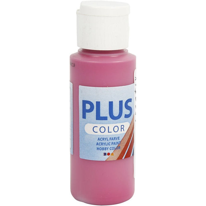 Plus Colour Craft Paints 60ml Bottles | Choose Colour | Water-Based Full-Coverage Craft Paint