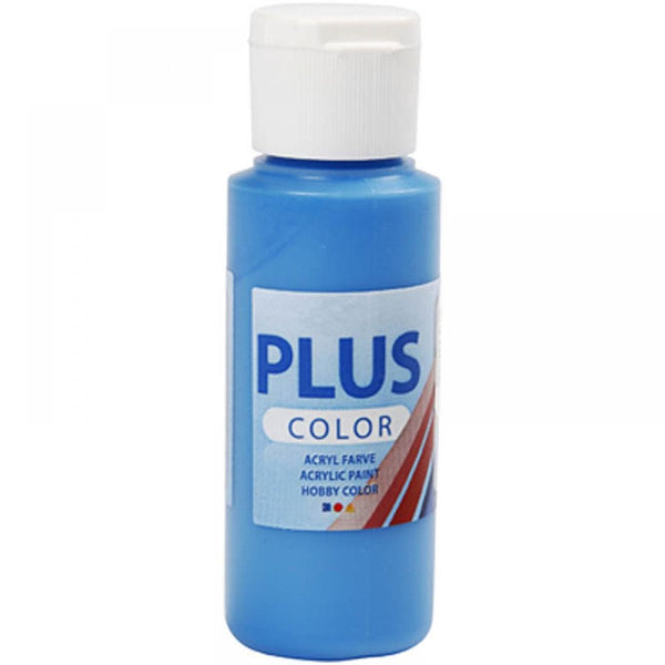 Plus Colour Craft Paints 60ml Bottles | Choose Colour | Water-Based Full-Coverage Craft Paint