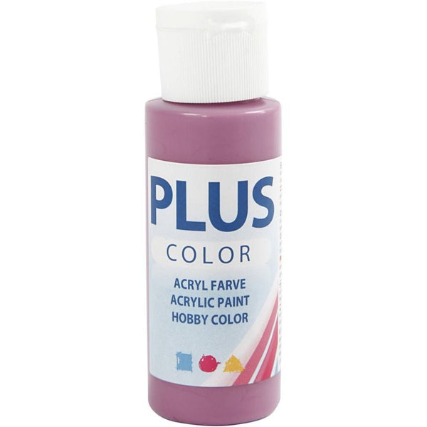 Plus Colour Craft Paints 60ml Bottles | Choose Colour | Water-Based Full-Coverage Craft Paint