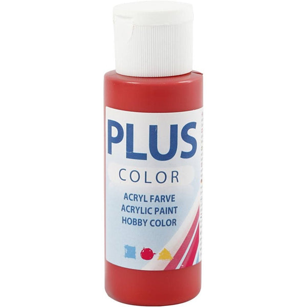 Plus Colour Craft Paints 60ml Bottles | Choose Colour | Water-Based Full-Coverage Craft Paint