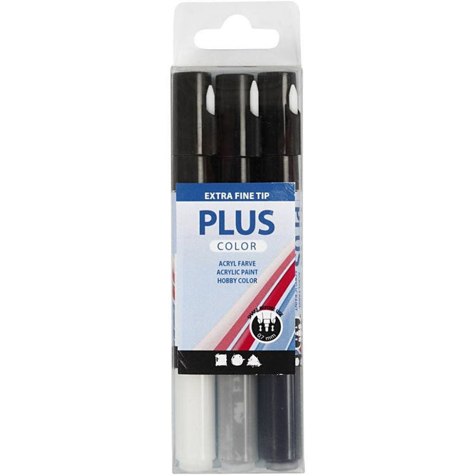 Plus Colour Marker 14.5cm Line 0.7mm 5.5ml Water-Based Felt Tip | Choose Colour