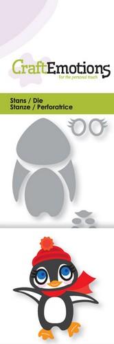 3D Penguin Stencil Die Universal Embossing Cutting Machine Sizzix Card Making - Home - Crafts