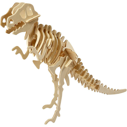 3D Plywood Toy Construction Kit Children Decoration Crafts 33x8x23 cm - Dinosaur - Home - Crafts