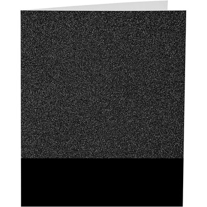 4 x Black Colour Glitter Cards Paper Envelopes For Greetings Decoration - Home - Crafts