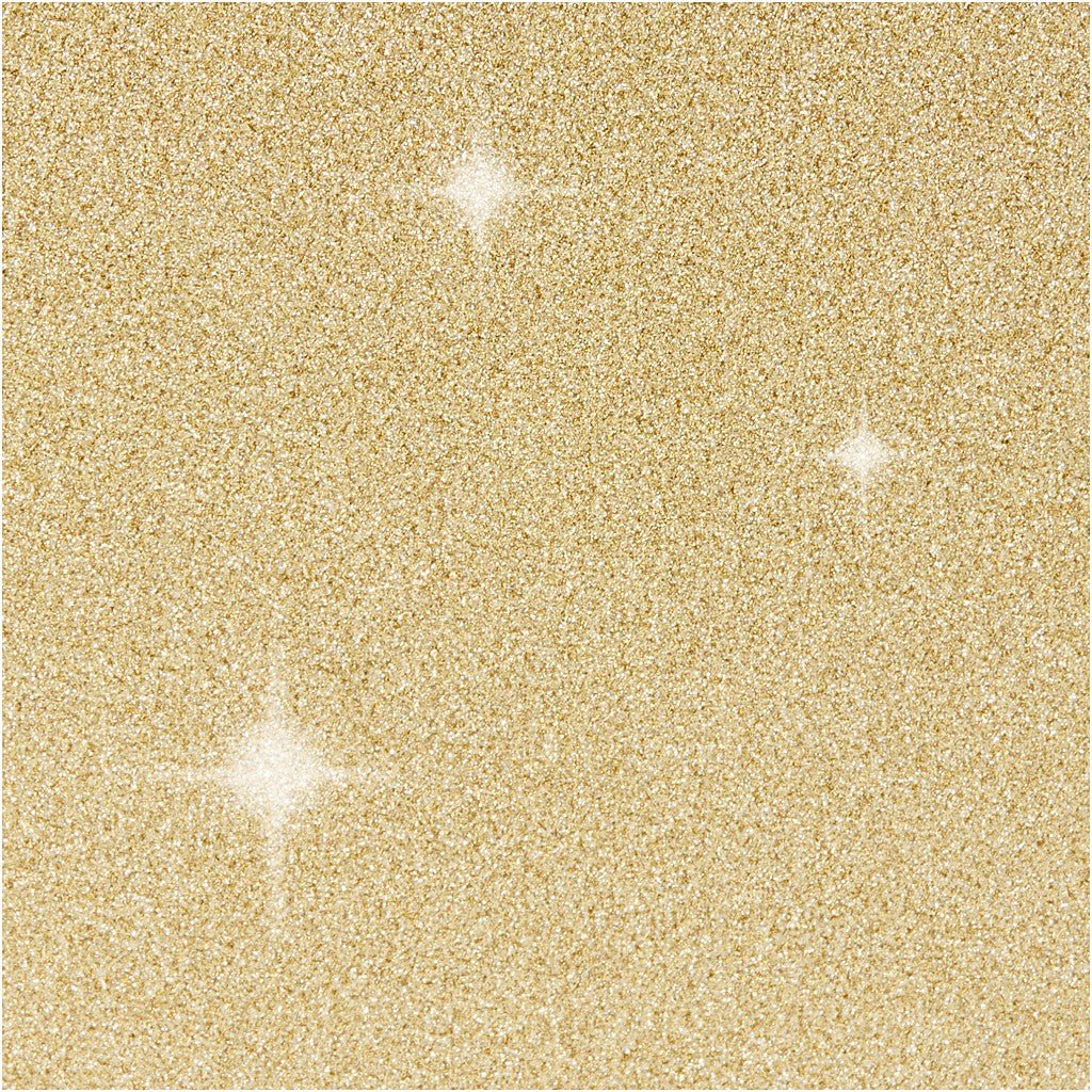 4 x Gold Colour Glitter Cards Paper Envelopes For Greetings Decoration - Home - Crafts