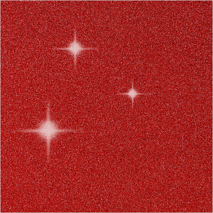 4 x Red Colour Glitter Cards Paper Envelopes For Greetings Decoration - Home - Crafts