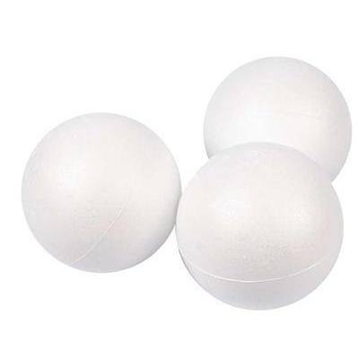 200 x Polystyrene Balls Craft Decorations Round Sphere - 2 cm - Hobby & Crafts