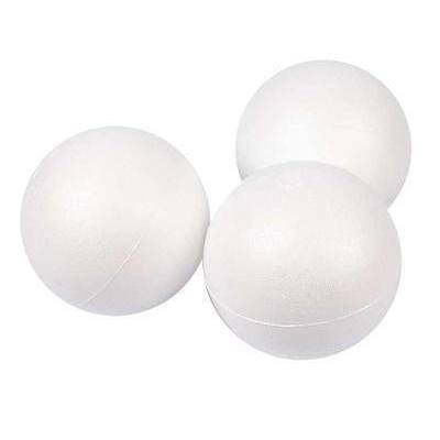 50 x Polystyrene Balls Craft Decorations Round Sphere - 3 cm - Hobby & Crafts