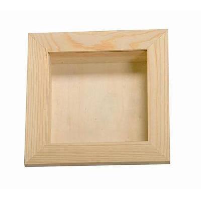 3D Photo Picture Square Frame Wall Hanging Wooden - Hobby & Crafts