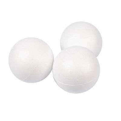 20 Polystyrene Balls Craft Decorations Modelling Round Sphere Christmas 5 cm - Hobby & Crafts