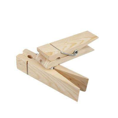 Large Wooden Clothes Pegs Table Setting 15 cm - Hobby & Crafts