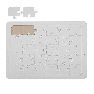 A5 Jigsaw Puzzle Draw/Paint/Colour Make Your Own Design Pieces Personalised Gift - Hobby & Crafts