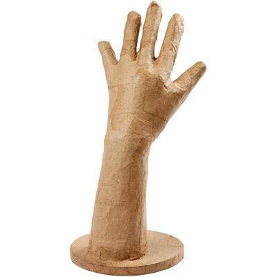 28cm Hand Shaped Model Cast Stand Craft Paper Mache Create/Decorate Personalise - Hobby & Crafts