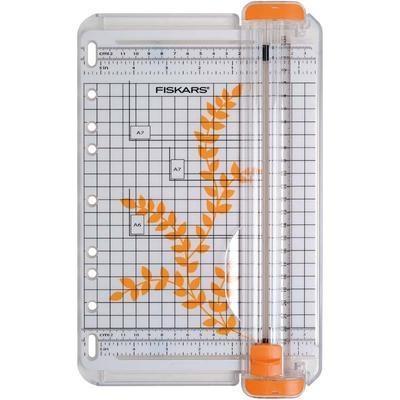 Fiskars Portable SureCut  A5/A4 Paper/Card Trimmer Cutter Acute/Precision Scale -F5446 - Hobby & Crafts