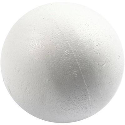 5 Polystyrene Balls Craft Decorations Modelling Round Sphere Christmas 10 cm - Hobby & Crafts