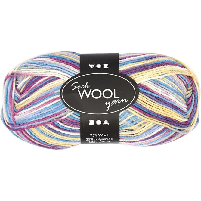 Sock Yarn Harmony Wool Nylon Mix Yarn Knitting Crocheting Crafts 200 mm