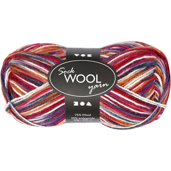 Sock Yarn Harmony Wool Nylon Mix Yarn Knitting Crocheting Crafts 200 mm