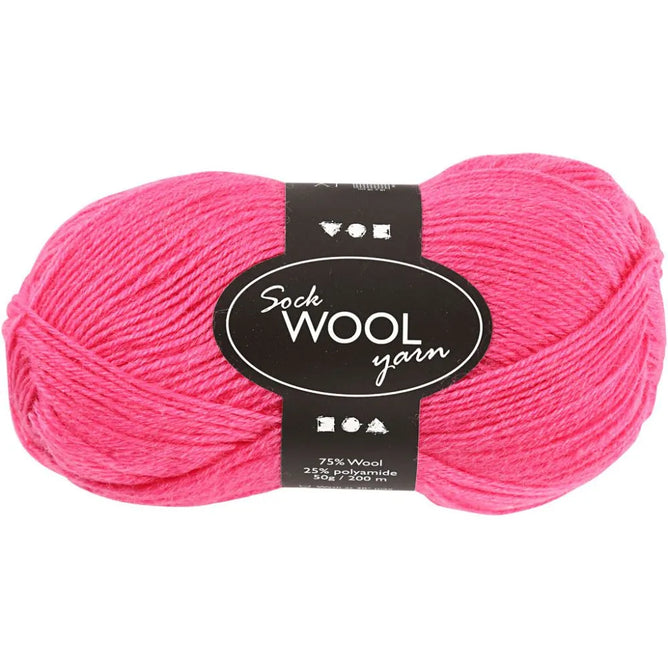 Sock Yarn Harmony Wool Nylon Mix Yarn Knitting Crocheting Crafts 200 mm