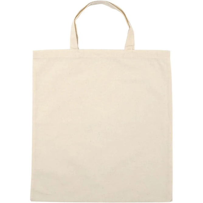 100% Cotton Shopping Bag Reusable Craft Design Personalise Make Natural 42cm