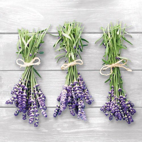 5 Napkins Lavender Hanging 33 x 33 cm Tissue Decoupage Paper Party Craft - Home - Crafts