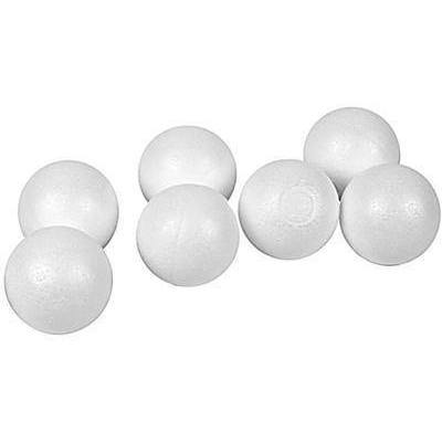 5 x Polystyrene Balls Versatile Craft Decorations Round Sphere - 12 cm - Home - Crafts