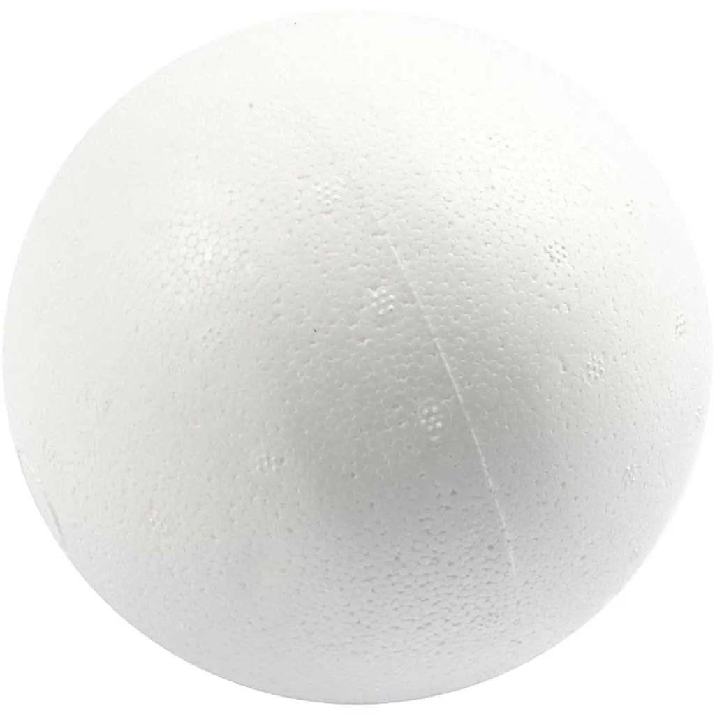 5 x Polystyrene Balls Versatile Craft Decorations Round Sphere - 12 cm - Home - Crafts