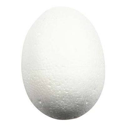 5 x Polystyrene White EGG Oval Shape - 10 cm - Home - Crafts