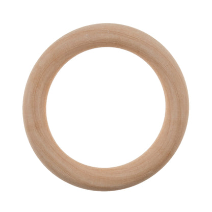 5 x Trimits Beech Wooden Round Ring Hoop Crocheting Macramé Crafts - Select Size - Home - Crafts