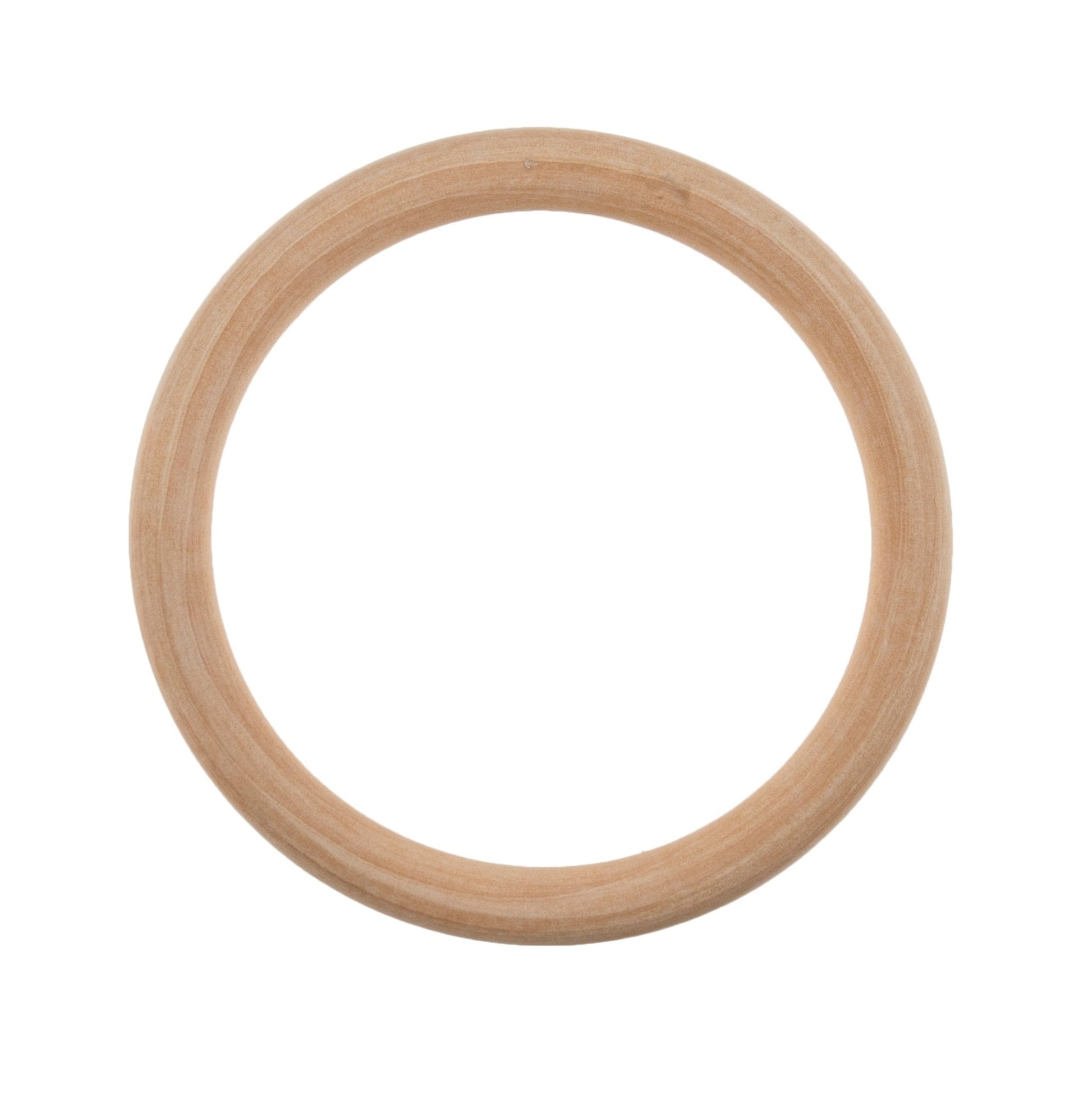 5 x Trimits Beech Wooden Round Ring Hoop Crocheting Macramé Crafts - Select Size - Home - Crafts