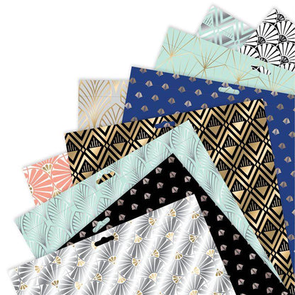 50 x Papermania Modern Deco 15.2cmx15.2cm Paper Pad 25 Different Designs Scrapbooking Crafts - Home - Crafts