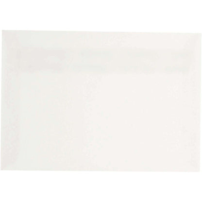 50 x Rectangolar Off White Colour Recycled Paper Envelopes Office Mailing Supply - Home - Crafts