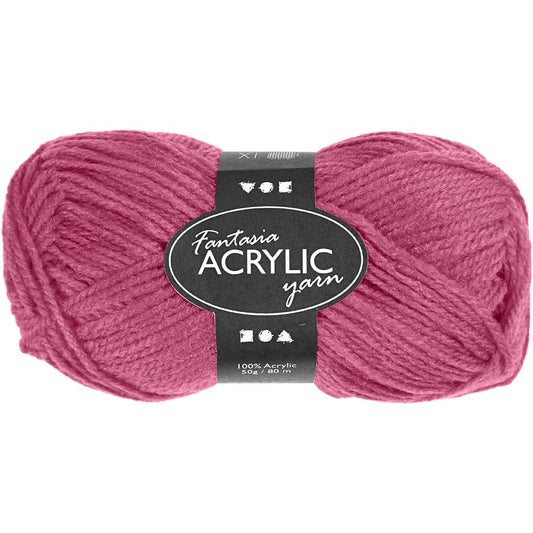 50g Fantasia Knitting 100% Acrylic Wool Double Knitting Yarn 80 m - Antique Rose - Home - Crafts