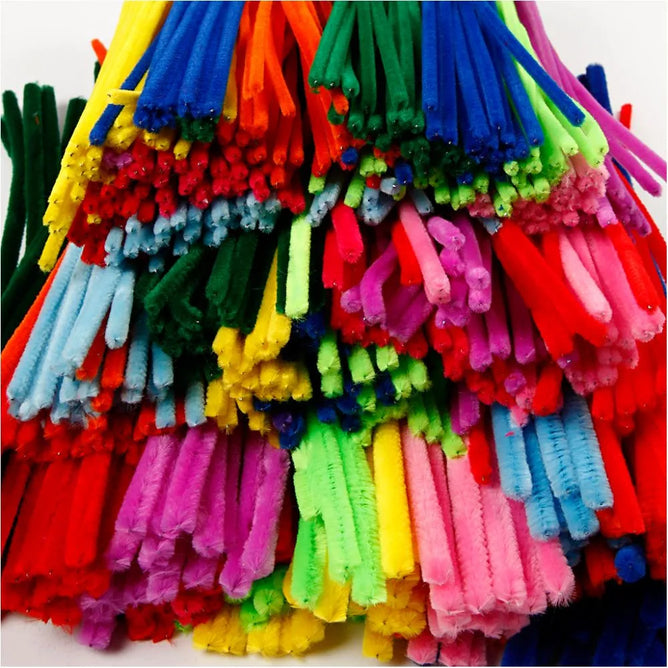 700 Nylon Pipe Cleaners Assorted Sizes Colours Thickness:4+6+9 mm L:30 cm