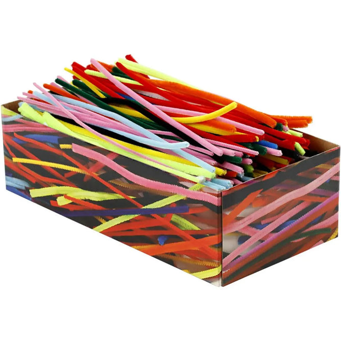 700 Nylon Pipe Cleaners Assorted Sizes Colours Thickness:4+6+9 mm L:30 cm